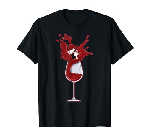 Vino para bebedores de vino Botella de vino Camiseta
