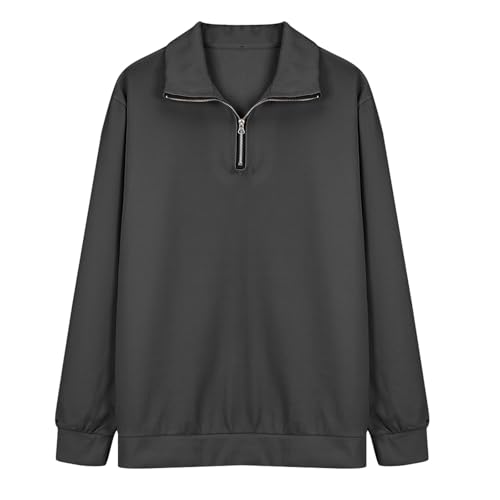 Sweat texturé gaufré et pull col montant à fermeture éclair un quart - 7