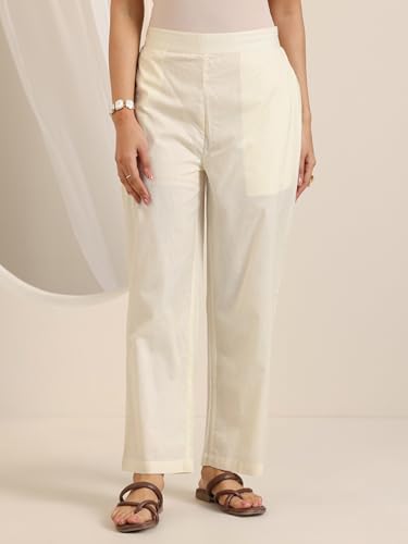 Image of Libas Printed Cotton Straight Kurta with Trouser and Dupatta