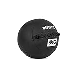 VirtuFit Premium Wall Ball - Balón medicinal (8 kg, superficie antideslizante, para entrenamiento funcional, crossfit y entrenamiento de cuerpo entero)
