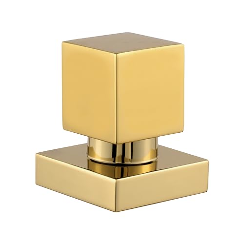 Acabamento Registro Quadrado Dourado Brilhante Padrão Docol