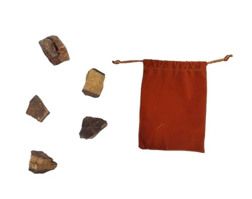 Pietra occhio di tigre naturale da 20 a 30 mm 5 pezzi, occhio di tigre grezzo protezione, cristallo occhio di tigre naturale per la fabbricazione di gioielli (occhio di tigre, 5)