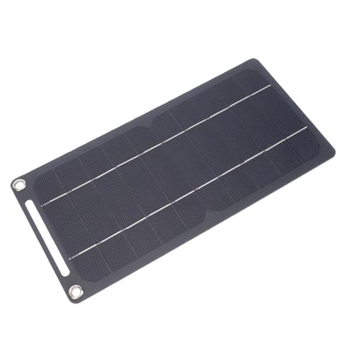 Panel solar monocristalino de 6W ASHATA ligero para cargar electrónica sin enchufes 8