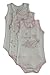 Nazareno Gabrielli 3 Body Smanicato Estivo in Fresco Cotone Traspirante Bimba Neonata Bambina Intimo Firmato Alta qualità (Pacco da 3) (6 Mesi - 68 cm)