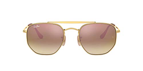 Ray-Ban Unisex Sunglasses, Gold Lenses Metal Frame, 54mm2