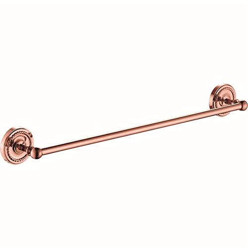 Jewelry Rail de Toalla para el baño Todo Cobre Rosa Dorada toallero Hardware de Toalla de baño Toalla de baño toallero de baño toallero/Color/Toalla Estrella de luz, Poste de un Solo Poste Jewelry