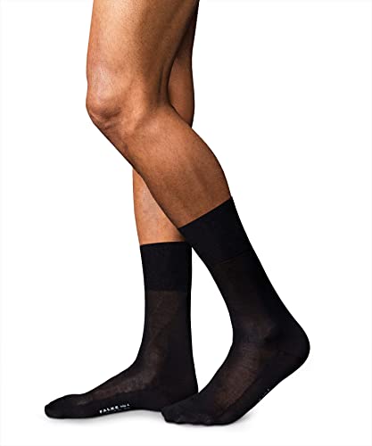 FALKE Men's No. 4 Silk Luxury Dress Socks, 1 Pair2