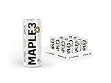 Maple 3 Organic Sparkling Maple Water - Original | 100% Natural Hydratation, Straight from a Tree (Maple Sap), 46 Essential Bioactive Compounds, Electrolytes & Minerals, No Sugar Added, Low in Calories, No flavour added, Eco-Friendly Packaging, Sustainably Sourced, Pack of 12x355ML