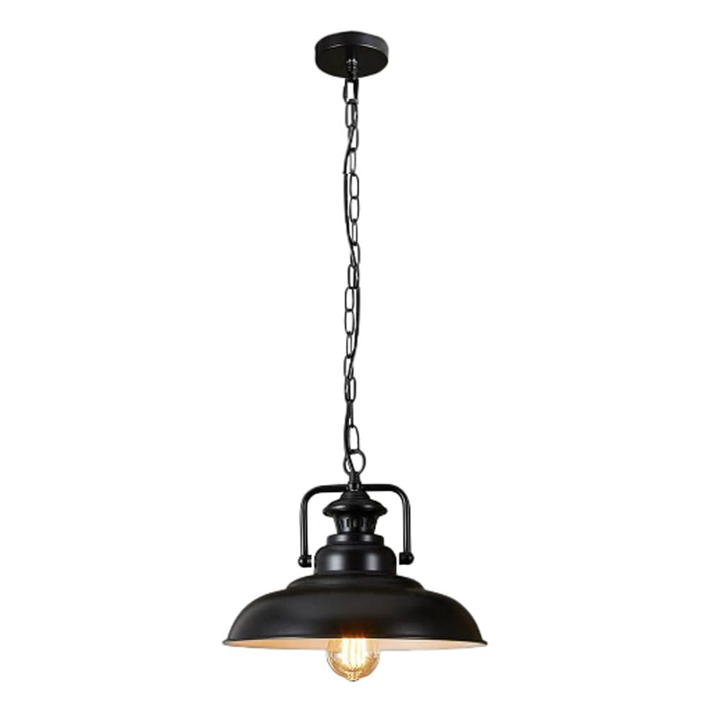 Lampada a Sospensione in Ferro con Sorgente Luminosa E26