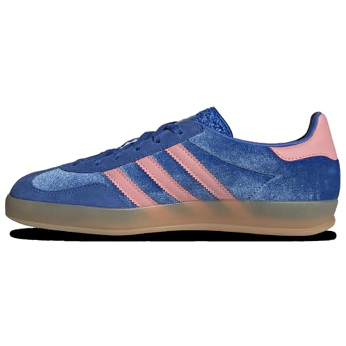 adidas Originals Gazelle Indoor Womens Sneaker (Blue Semi Pink Spark, 6.5)2