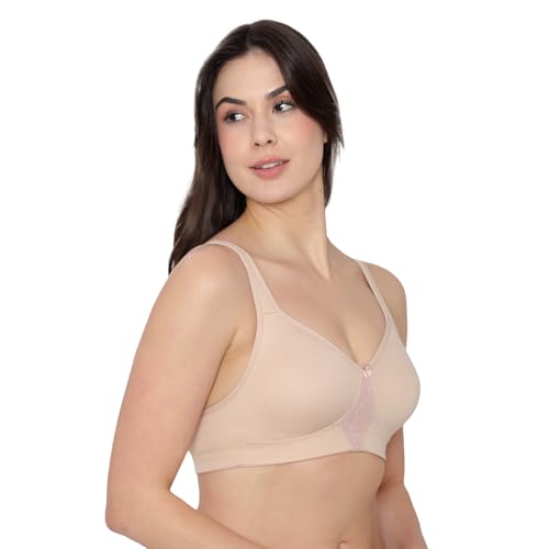Image of Kalyani Chase Double Layered Cups Center Lace Full Coverage Seamless Bra