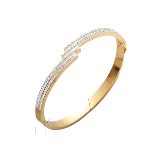 New for Design Gold Color and Cross Nut Nail Bracelet