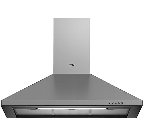 BEKO hotte pyramidale 90 cm inox 400 m3h CWB9441XNH - vue 8