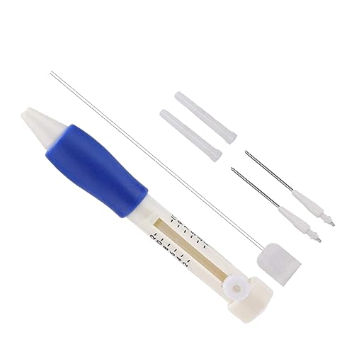 HOMSFOU 1 Set DIY Embroidery Punch Needle Ergonomic Design for Easy Sewing Crafting for Beginners Experienced for Home Decor Detailed Projects