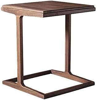 Telephone Table, Solid Wood Side Table,Bedside Sofa Table,Small Living Room Coffee Table,Telephone end Table(Color:Wood,Size:19.6819.6824.40in)
