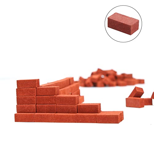 Image of Little Birdie Build A Home MDF Bricks W8 X H16 X D 5.5 mm (500pcs) Realistic Miniature Bricks for Model Homes and DIY Projects