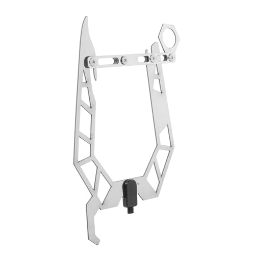 Mikikit Multi-Functional Boat Hook Attachment in Stainless Steel Replacement Hook for Yacht Dock Kayak Marine Accessory