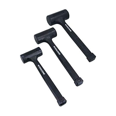 3pc Rubber Dead Blow Hammer Set by AB Tools Cover