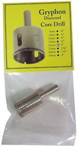 Gryphon 1" Core Drill Bit for Glass Grinder