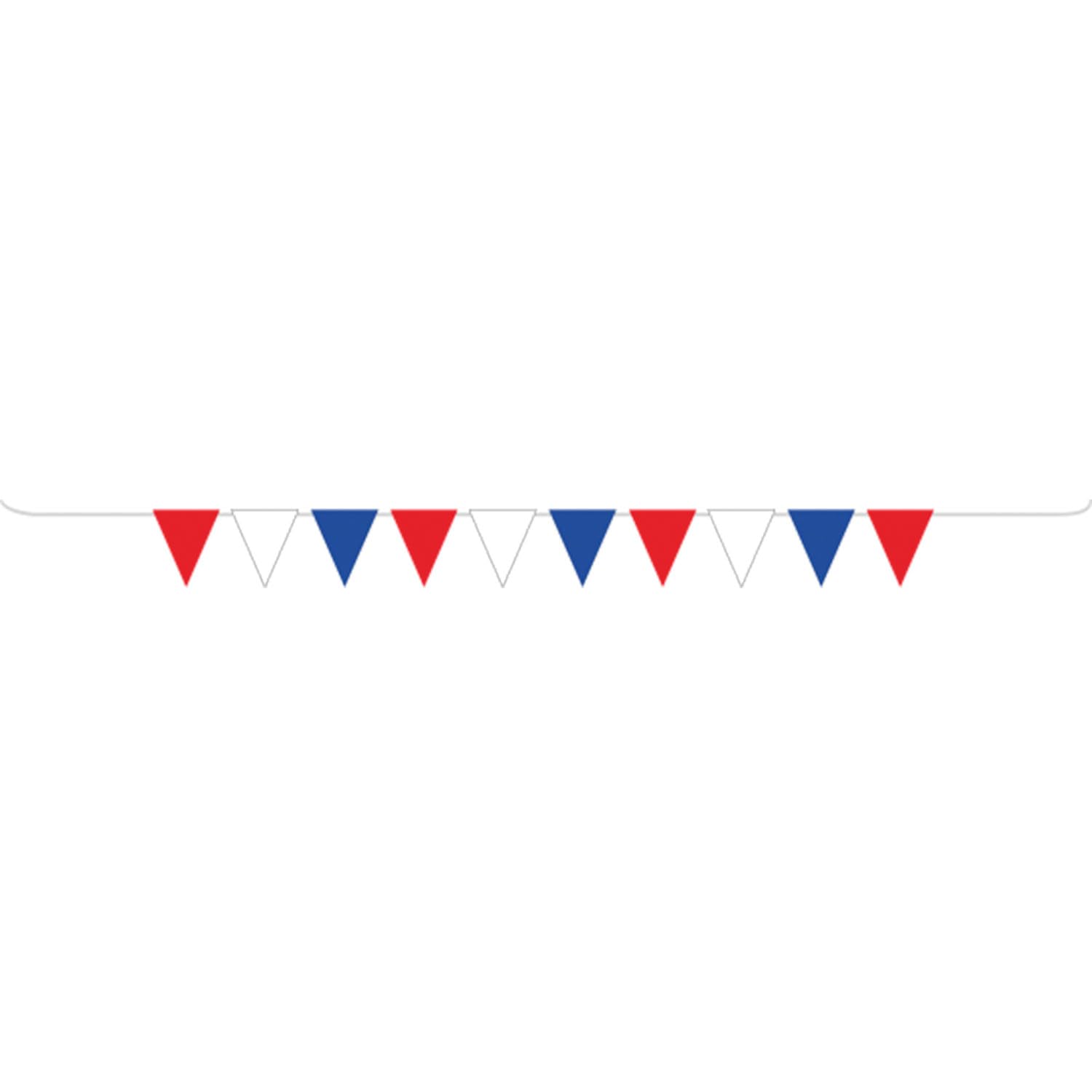 GB Bunting RWB Pennant 5m