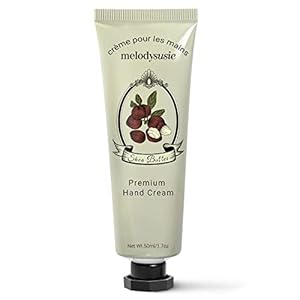 MelodySusie Natural Shea Extracts Hand Cream for Dry Hands,Non-Greasy,Light and Fast-Absorbing Shea Butter Hand Cream for Women,Christmas Gifts,Ideal for Pre and Post-Manicure Hand Care,1.7oz
