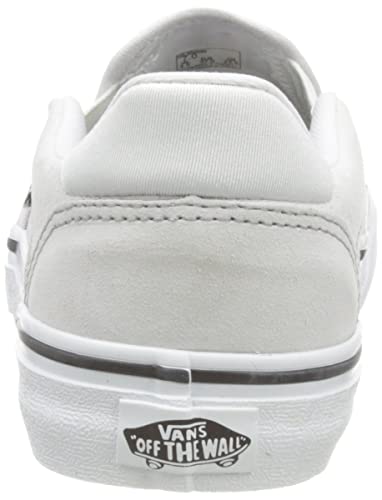 Vans Vans Unisex Asher Canvas Low Platform Slip On Sneaker - Deluxe Patchwork Light Grey 8