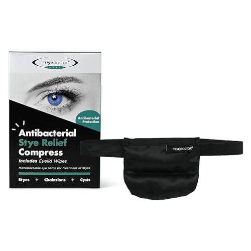 The Eye Doctor La Almohadilla Para Orzuelos - Mascarilla Caliente Reutilizable Para El Microondas - Tratamiento Para Los Orzuelos, Ojo Seco, Blefaritis Y MGD