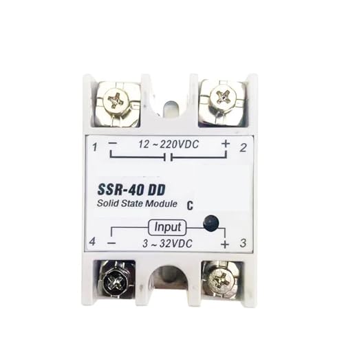 Relais statique monophasé SSR 40DD CC-CC pour contrôle d'automatisme industriel
