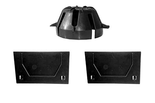 Preisvergleich Produktbild ACO Selfplast Zubehör-Set Vertikalablauf für Entwässerungsrinnen Rinnen Rinnensystem
