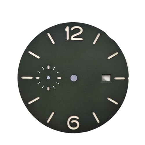 Cadran lumineux vert ST2555 de 36mm pour montre avec mouvement St2557