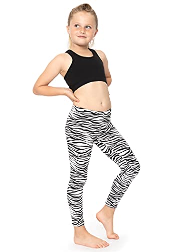 Girl's Pack of 3 Oh So Soft Footless Leggings | Size 2-143