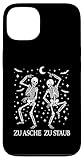 Funny Halloween Dancing Skeletons German Saying