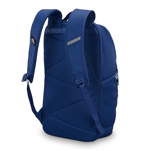 Image of High Sierra Swoop SG Backpack, Travel or Work Laptop Bookbag with Drop Protection Pocket, and Tablet Sleeve, One Size, Cosmic Blue
