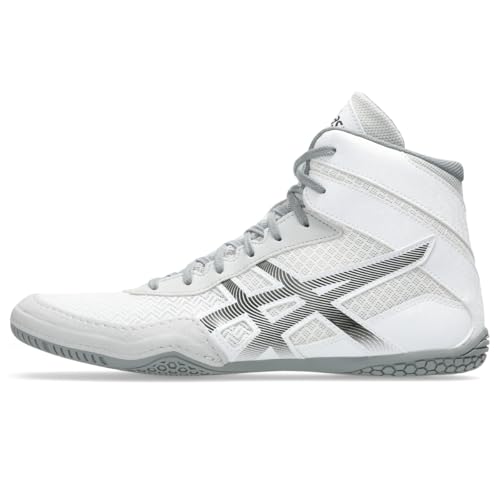 Image of ASICS Men Mesh Lace Up Wrestling Shoe