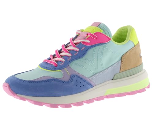 victoria Unisex-Adult Luna Nylon & Suede Multicolor Sneaker