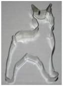 Boxer Cookie Cutter - 4"
