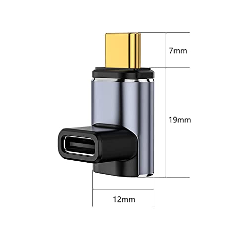 Image of Tobo Magnetic Adapter,Type-C Extender 40Gbps Data Transfer,PD100W Quick Charge,8K@60Hz,Compatible with Thunderbolt 4 /3,for Steam Deck,MacBook,Galaxy S21(TD-1104TC, Pack-of-2)