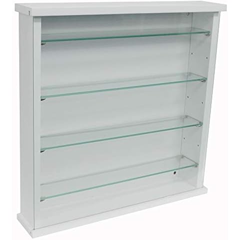 WATSONS Wood 4 Shelf Glass Display Cabinet Cover