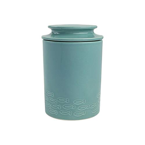 T&G Woodware Ocean - Tarro de cerámica para almacenar utensilios