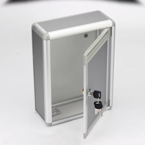 Caja de cierre seguro con ventana transparente para el hogar y la oficina, mejora la seguridad y la comodidad para la entrega del paquete