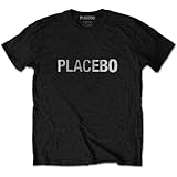 Rock Off officially licensed products Placebo Band Logo T Shirt Size XL Black