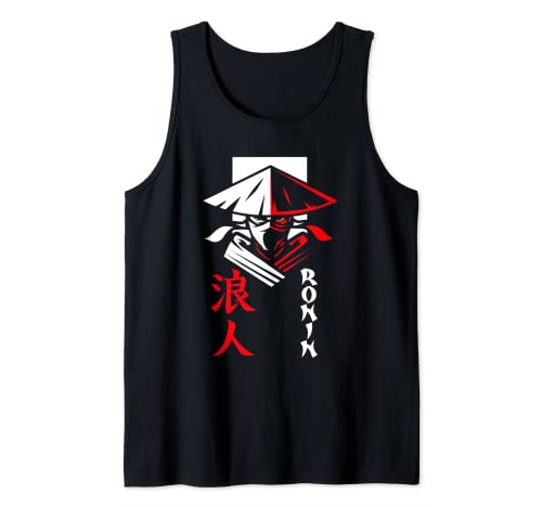 Regalo japonés de Ronin Samurai Guerrero Bushido Camiseta sin Mangas