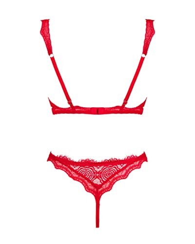 Ensemble soutien-gorge + string Bergamore lingerie extensible sans irritation