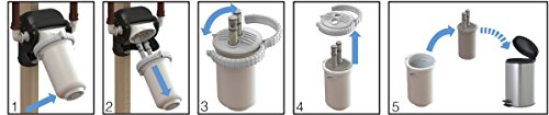 Image of EcoPure WHARF30 Whole Home Pivotal Replacement Water Filter - Fits EPWHE System - NSF Certified - 30 Micron - Reduces Sediment, Sand, Dirt & Rust - 6-Month Life - Easy, Mess-Free Changes