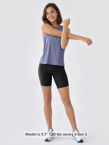 Image of ODODOS Women's Performance Tank Ultra Soft odSTRATUM Tech Sleeveless Tee Shirts High Crew Neck Pullover Top