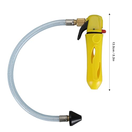 Destapacaños con rosca para tuberías de condensado de aire acondicionado, material ABS, limpieza eficiente con CO2, drenaje rápido (Amarillo) miniatura 7