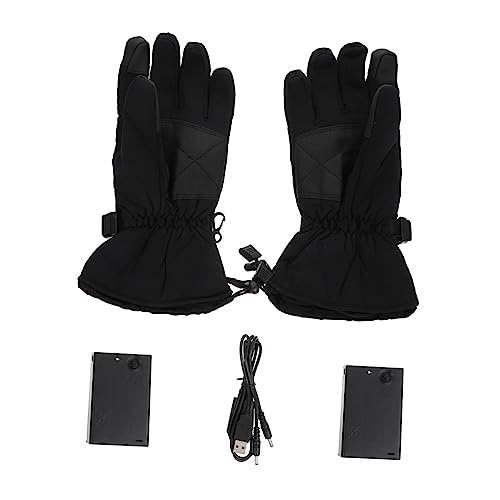 GOOHOCHY 1 Pair Heated Touch Screen Gloves for Winter Riding Thermal Gloves for Men and Women for Driving Jogging and Hiking