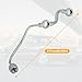 Stainless Steel Fuel Line Hose for Mercedes-Benz W107 W123 W126, Direct Replacement for A1264700164, Fix Fuel Leaks