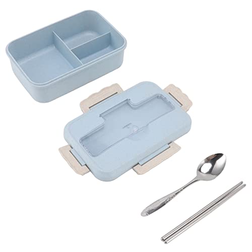 Bento Lancheira, Material Alimentar para Microondas Grande Capacidade Portátil Lancheira Térmica Esc