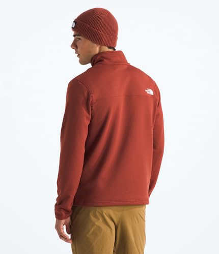 Image of THE NORTH FACE mens Cedar Trail Grid Fleece Quarter Zip Jacket | Cold Weather Top With Durable, Reinforced Bindings